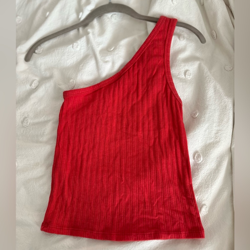 American Eagle one shoulder top